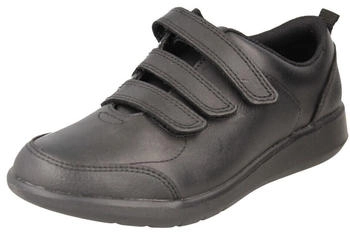 Clarks Scape Sky Y Sneaker schwarz Leder