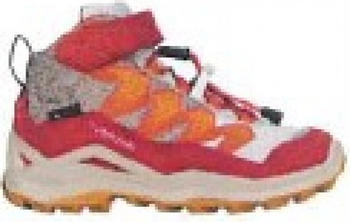 Lowa Maddox Pro Mid GTX Velcro Junior wüstenbeige feuerrot