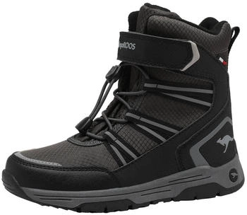 KangaROOS Snowboots grau anthrazit dunkelgrau