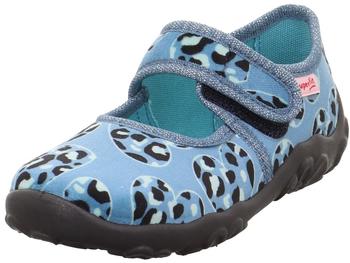 Superfit Hausschuh 'BONNY' pastellblau hellblau schwarz 24954100