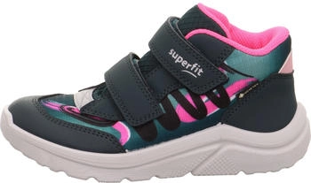 Superfit M&auml;dchen Sneaker high KICKS gr&uuml;n pink