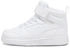 Puma Rebound V6 Mid Sneakers Baby Schuhe weiß cool hellgrau