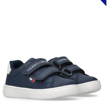 Tommy Hilfiger Sneaker Klettschuh blue white