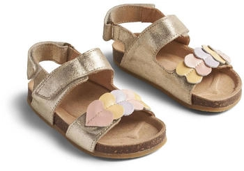 Wheat Leder-Sandalen 'Clara' gold