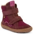 Froddo BAREFOOT TEX WINTER Barfußschuh Klettschuh beerenfarben