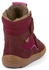 Froddo BAREFOOT TEX WINTER Barfußschuh Klettschuh beerenfarben