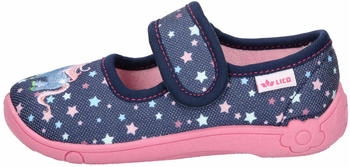 Lico Hausschuh Cookie Girl blau