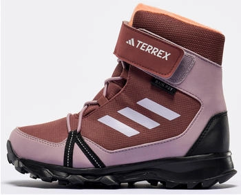 Adidas Terrex Snow Hook-and-Loop ColdD.RDY Winter Kids quiet crimson/silver dawn/amber tint