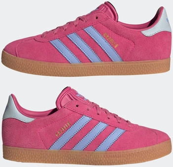 Adidas Gazelle Comfort Closure Elastic Laces Kids shock pink/blue spark/halo blue