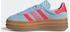 Adidas Gazelle Bold clear sky/solar red/gold metallic