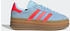 Adidas Gazelle Bold clear sky/solar red/gold metallic