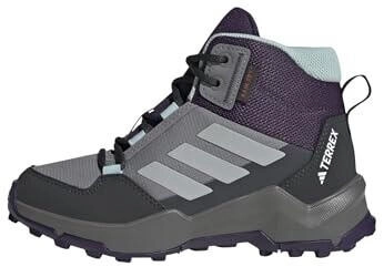 Adidas Terrex AX4R Mid Rain.Rdy Hiking Kids grey three/grey two/semi flash aqua