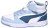 Puma Rebound V6 Mid Kids (393832) puma white/dark indigo/haute tropic