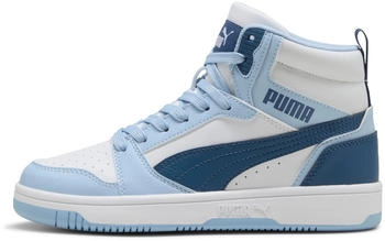 Puma Rebound V6 Mid Kids (393831) puma white/dark indigo/haute tropic