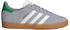 Adidas Gazelle Kids halo silver/cloud white/green