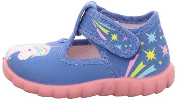 Fischer House Shoe with Unicorn and Stars Non-slip (551552) blau