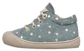 Naturino Leather Sneakers hellblau/gold