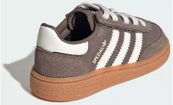 Adidas Handball Spezial Comfort Closure Elastic Lace Kids earth strata/off white/gum – Wildleder-Obermaterial für dauerhaften Tragekomfort