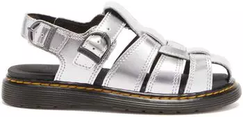 Dr. Martens Caarys Sandal Glitter Sandal, Low Shoe with Platform Sole