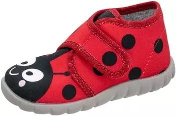 Fischer Girls Slipper Boot Allover Pattern Flexi rot