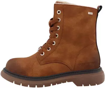 Tom Tailor Winter Boots with Tex Equipment cognac used