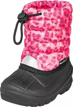 Playshoes Winter-Bootie pink/rosa/dunkelpink/weiß