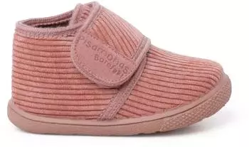 Pisamonas Barefoot Boots With Cord Fabric And Velcro rosa