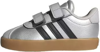 Adidas VL Court 3.0 Kids CF I silver met./core black/lgh solid grey