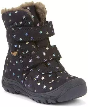 Froddo Linz Wool Tex High Stars dunkelblau-glitzer