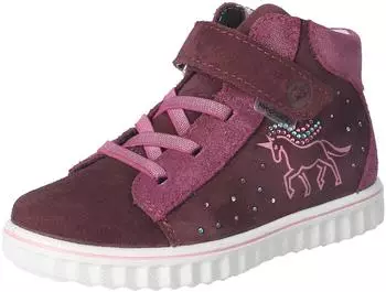 Ricosta Suede Sneaker dunkelrot/rosa