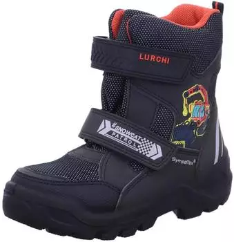 Lurchi Kepa SYMPATEX Winterboots Klettboots mit SYMPATEX schwarz/rot