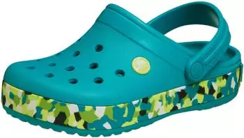 Crocs Crocband Toddler Clogs (207005) turbo teal multi