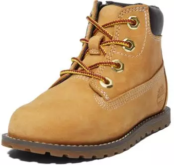 Timberland Pokey Pine Mid with Side Zip Boot Closure wheat