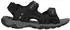 ZIGZAG Acamas Jr. Sandal with practical velcro fastener schwarz