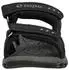 ZIGZAG Acamas Jr. Sandal with practical velcro fastener schwarz