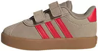adidas VL Court 3.0 Sneaker Kinder IH3968 - blanch cargo/pure ruby/gold met. 19