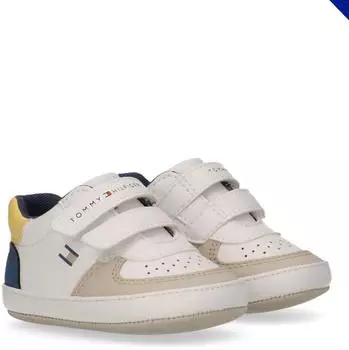 Tommy Hilfiger Retro Sneaker dunkelblau/gelb/grau/weiß/bunt