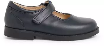 Pisamonas Mary Janes Aus Samt Mit Faya-Schleife marineblau