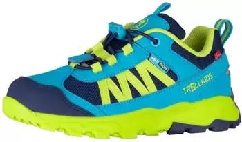 Trollkids Tronfjell Hiker Low pool blau/dunkelindigo/frühlingsblatt/grün
