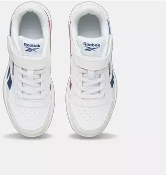Reebok Court Advance Elastic LACE & TOP Strap weiß/retro red/twilight blue