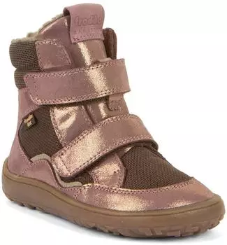 Froddo Hook and Loop Boots rosa/gold