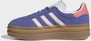 Adidas Gazelle Bold Kids real lila/cloud wei&szlig;/gold metallic