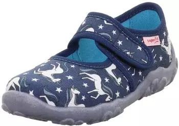 Superfit Bonny Hausschuh blau mehrfarbig 8110