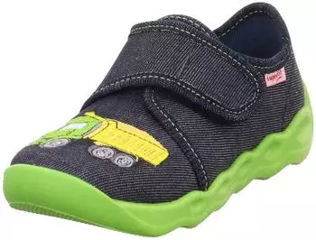 Superfit Bubble Hausschuh blau gr&uuml;n 8030