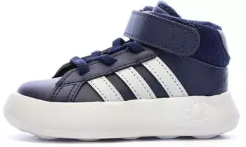Adidas Grand Court Mid Schuhe Kinder dunkelblau haloblau silbermetallic