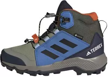 Adidas Organizer Mid GTX Kids tent green/core black/ray blue
