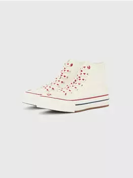 Converse Chuck Taylor All Star Eva Lift Kids vintage weiß