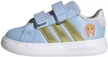 Adidas Grand Court 2.0 CF I glow blue/gold metallic/ice lavender