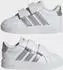 Adidas Grand Court Lifestyle Hook and Loop Kids silber/weiß