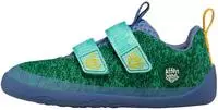 AFFENZAHN Kinder Sneaker KNIT HAPPY Paradiesvogel dunkelgr&uuml;n | 29